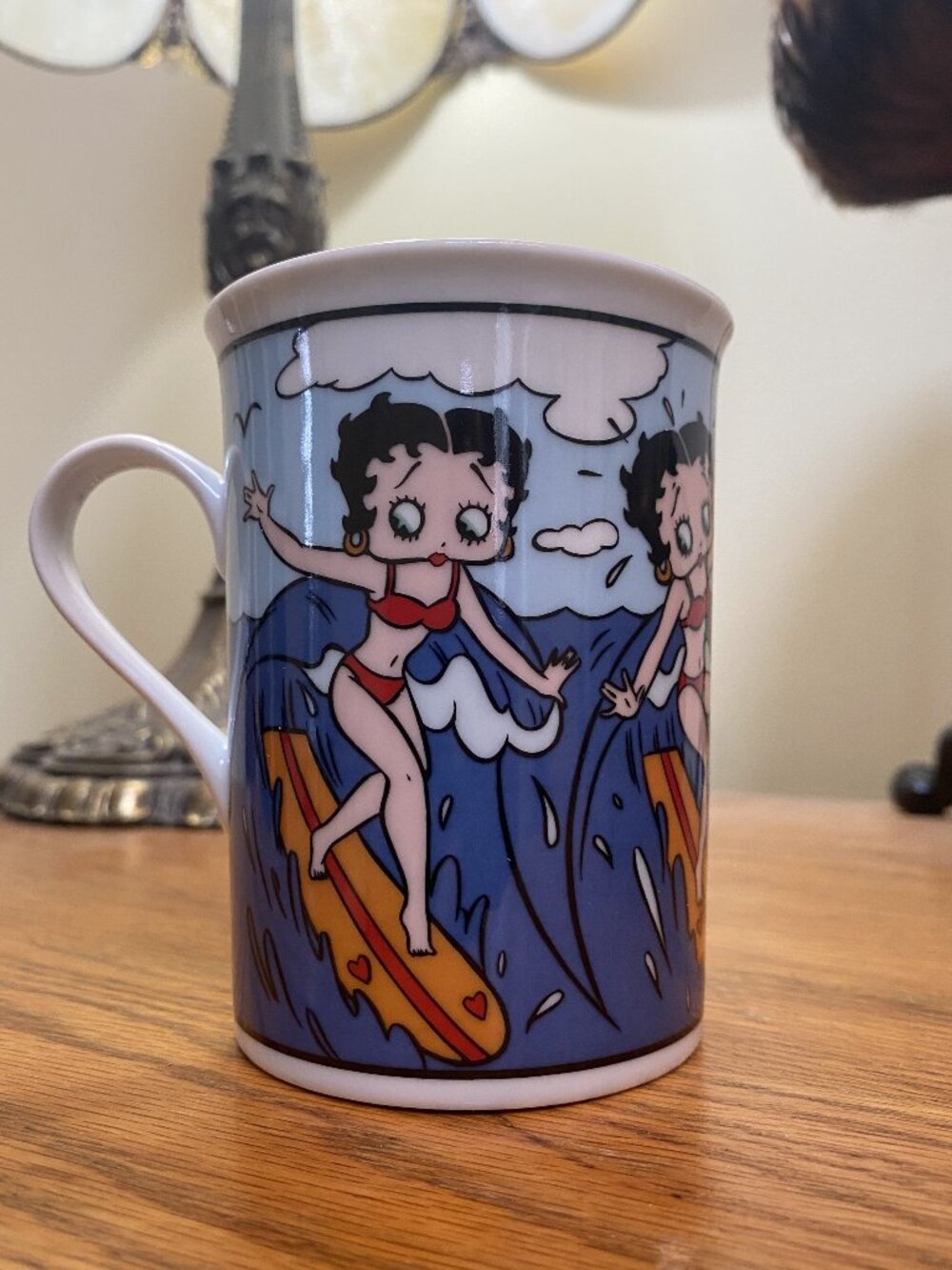 New Vintage Betty Boop "Wipe-Out" Mug/Cup in Box